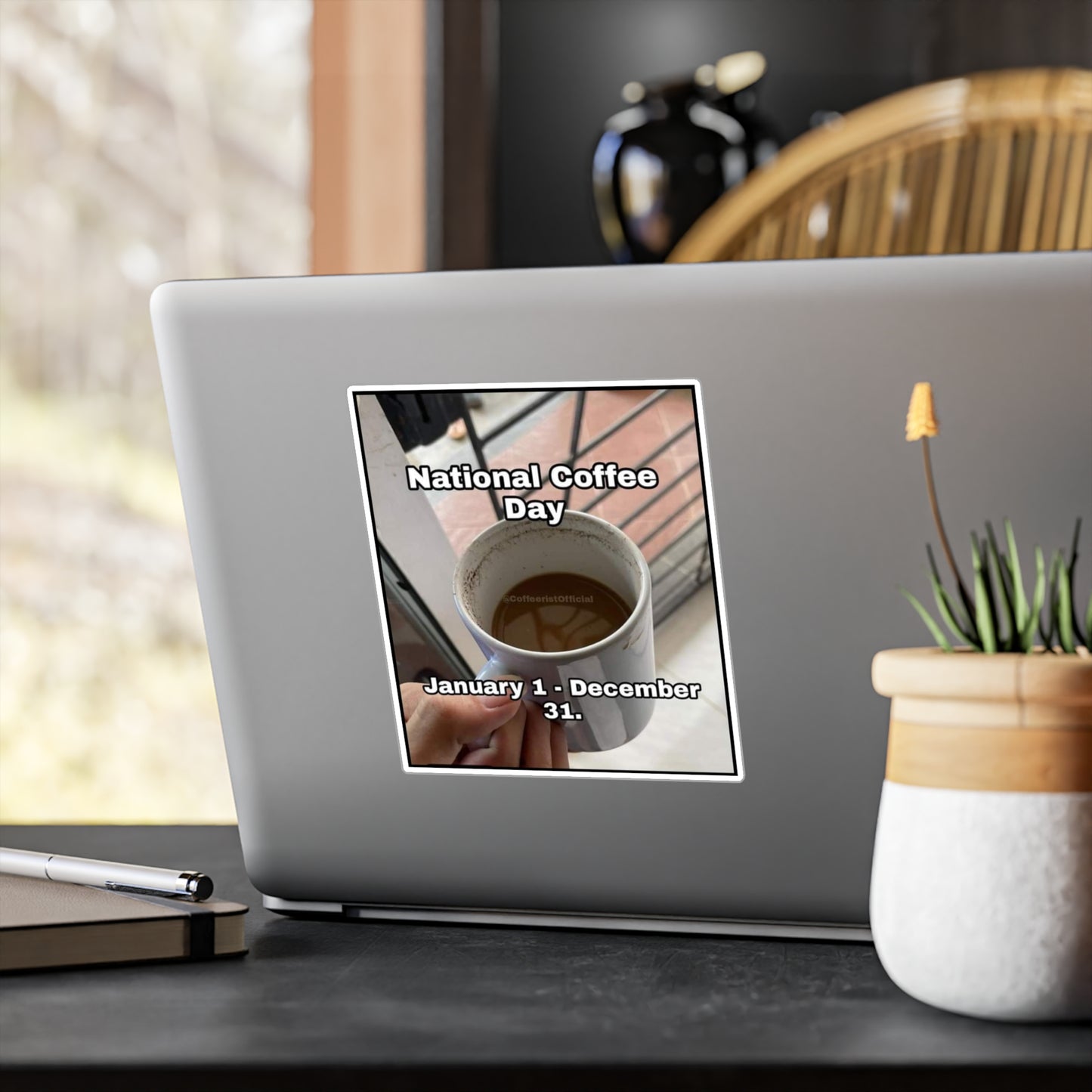 National Coffee Day Vinyl Decal