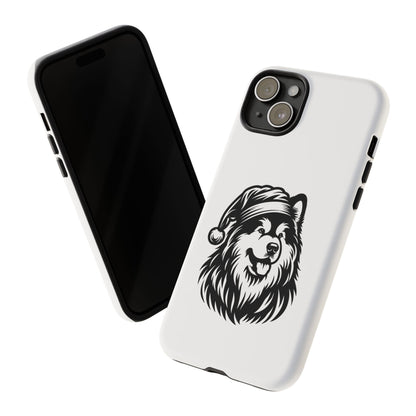 Santa Paws Malamute iPhone Case