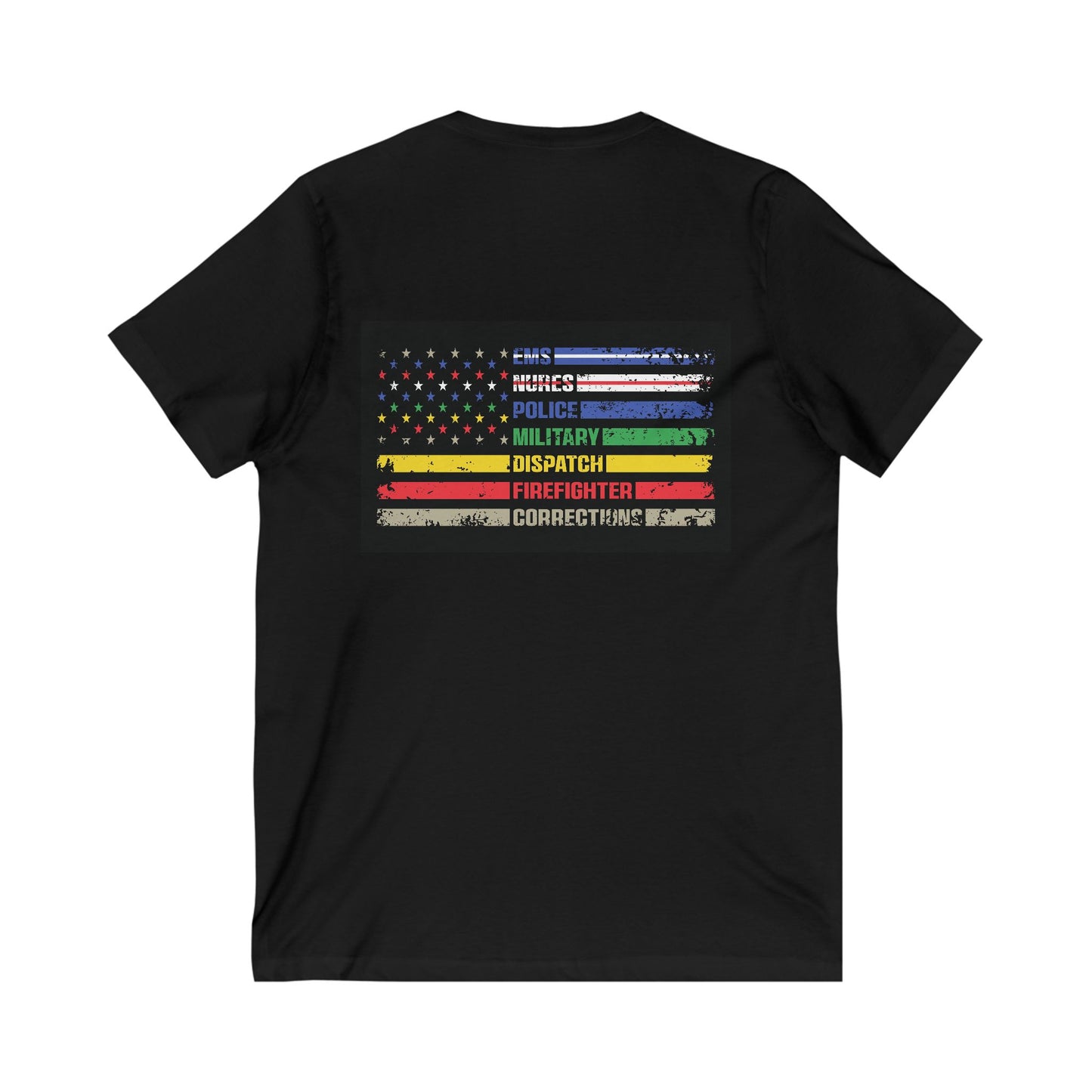 First Responder Unisex Short Sleeve V-Neck Tee