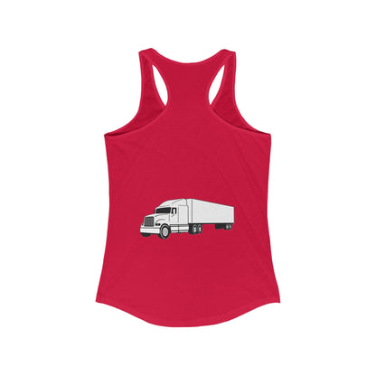 Semi Truck Women's Racerback Tank