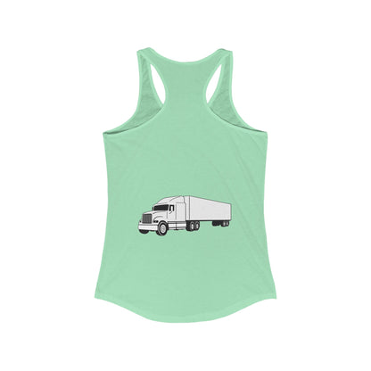 Semi Truck Women's Racerback Tank