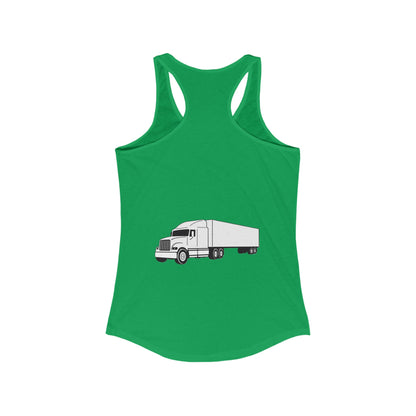 Semi Truck Women's Racerback Tank