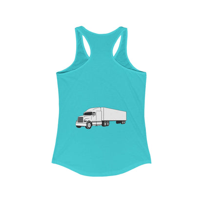 Semi Truck Women's Racerback Tank