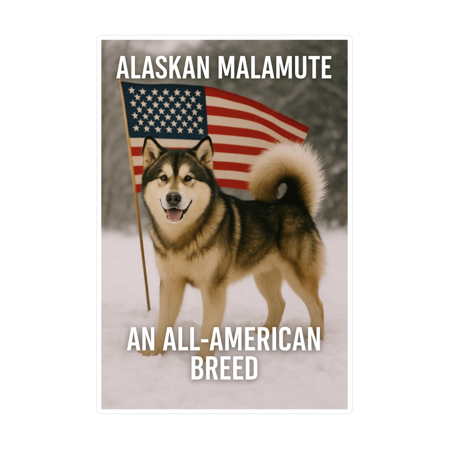 All-American Breed Vinyl Decal