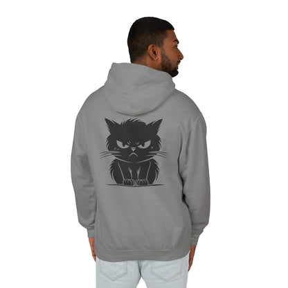 Angry Cat Unisex Lightweight Hoodie