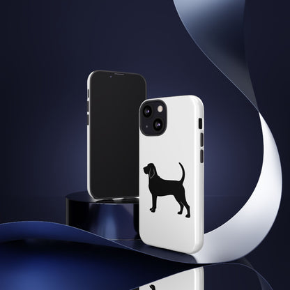 Bloodhound Silhouette iPhone Case