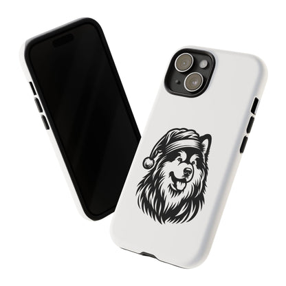 Santa Paws Malamute iPhone Case