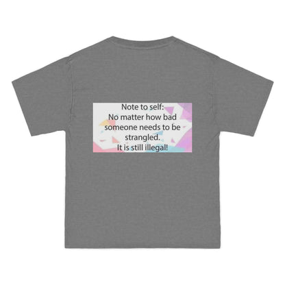 Note To Self Men's Short-Sleeve Crewneck Tee