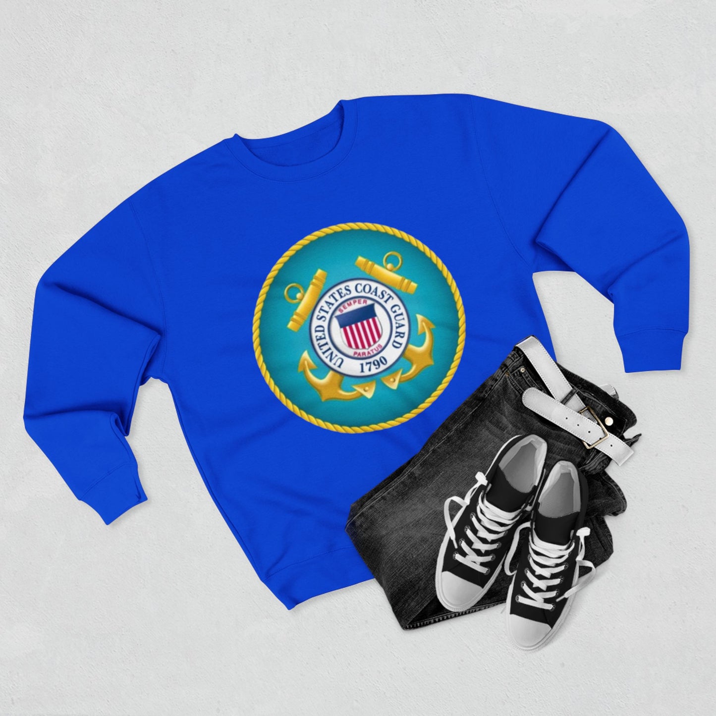 US Coast Guard Unisex Crewneck Sweatshirt