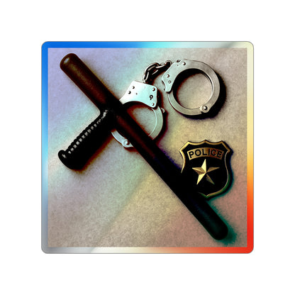Law Enforcement Appreciation Holographic Sticker