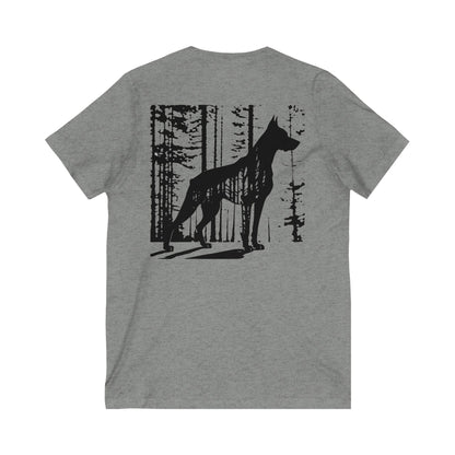 Guardian Of The Forest Unisex Short Sleeve V-Neck Tee