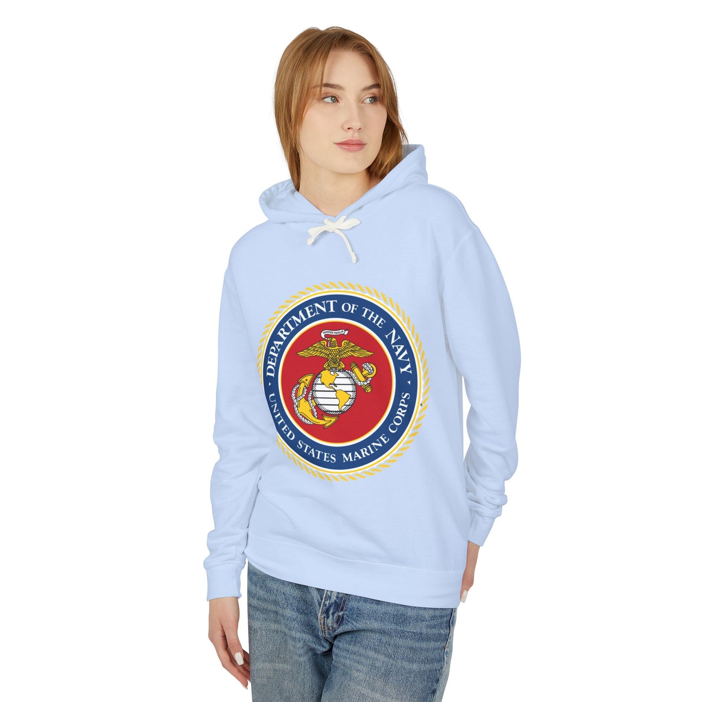 US Marine Corps Unisex Lightweight Hoodie