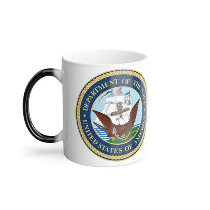 US Navy Color Changing Mug