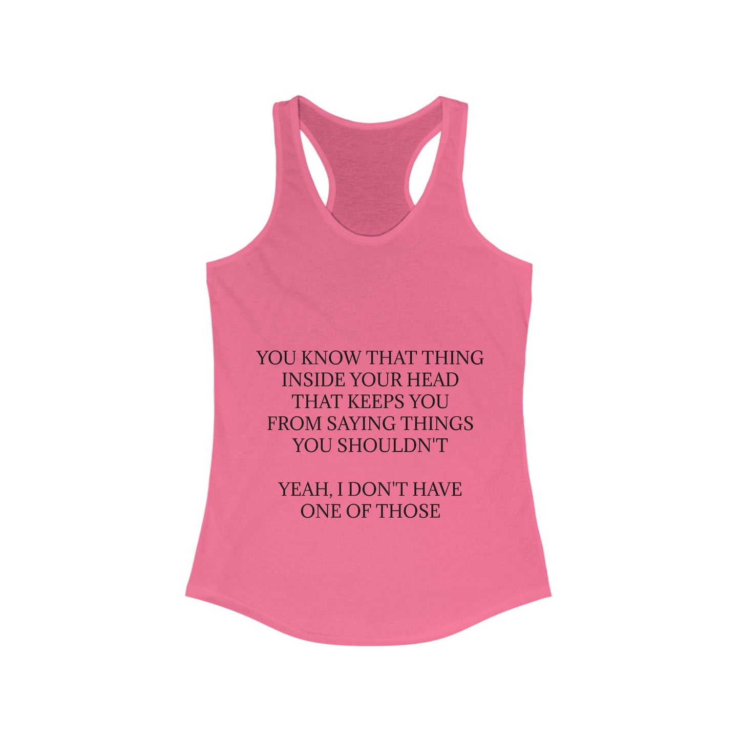 No Filter Women's Racerback Tank