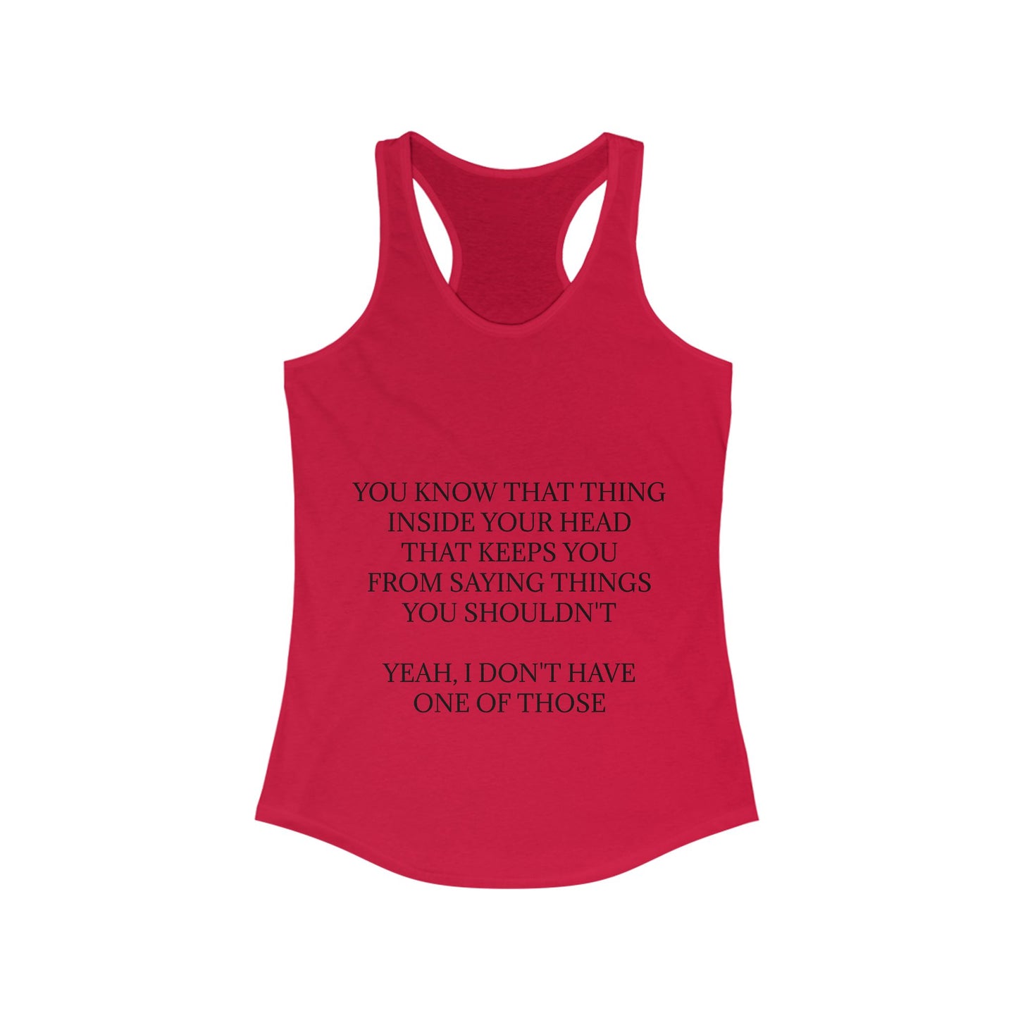 No Filter Women's Racerback Tank