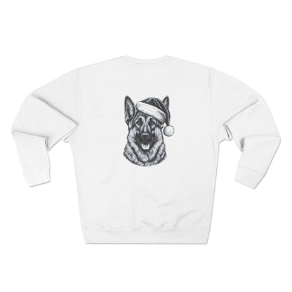 Santa Paws German Shepherd Unisex Crewneck Sweatshirt