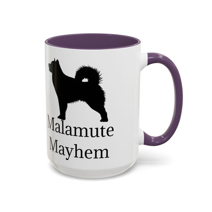 Malamute Mayhem 2-Tone Coffee Mug