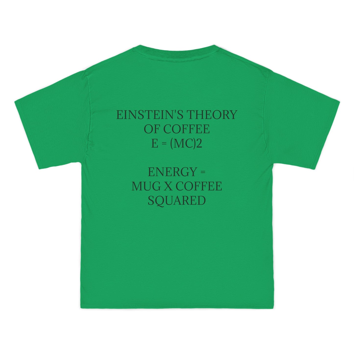 Einstein's Theory Of Coffee Men's Short-Sleeve Crewneck Tee