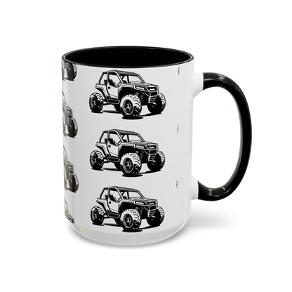 Off The Beaten Path Side By Side 2-Tone Coffee Mug