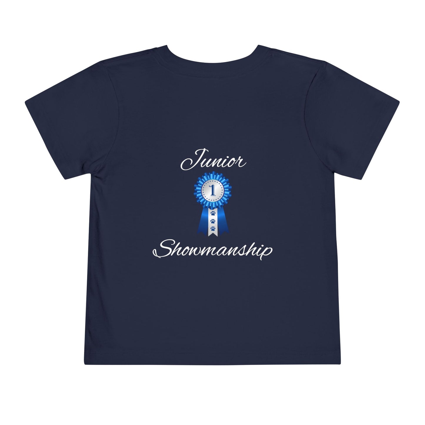 Junior Showmanship Toddler Unisex Short Sleeve Crewneck Tee