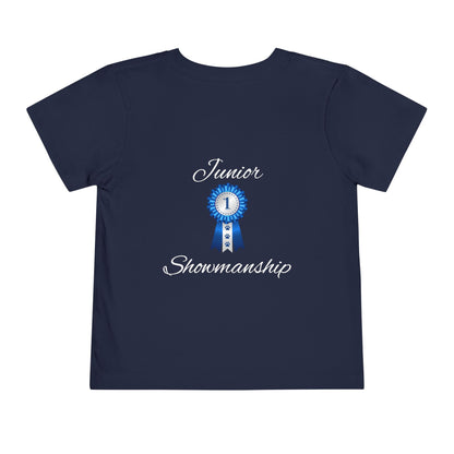 Junior Showmanship Toddler Unisex Short Sleeve Crewneck Tee