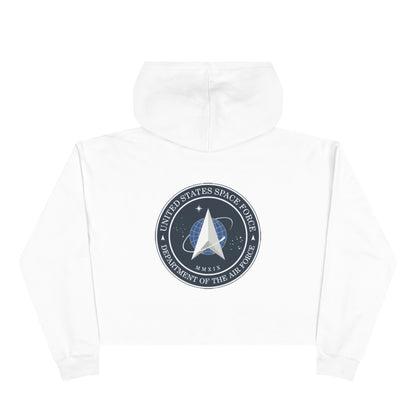 US Space Force Women's Crop Hoodie