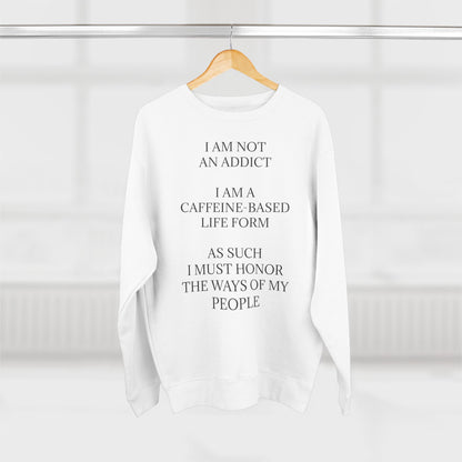 Not An Addict Unisex Crewneck Sweatshirt