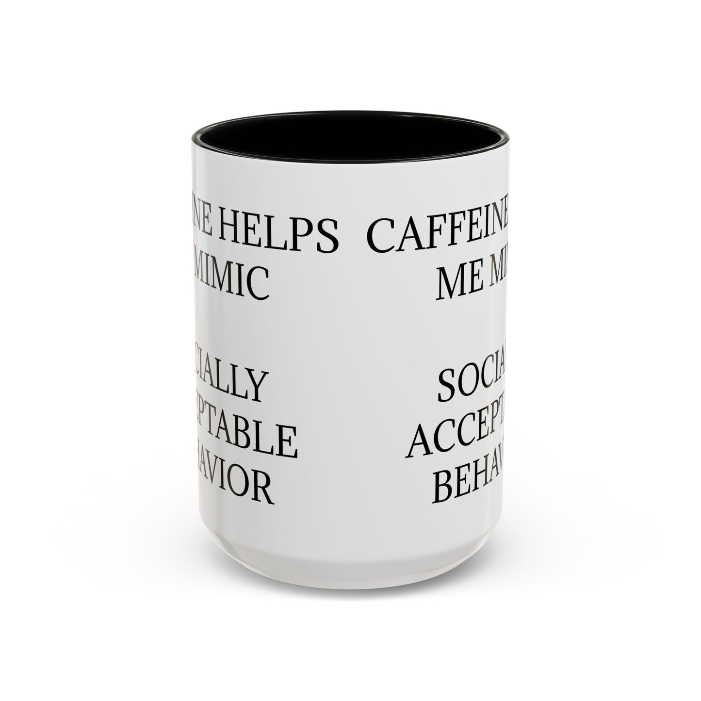 Socially Acceptable 2-Tone Coffee Mug