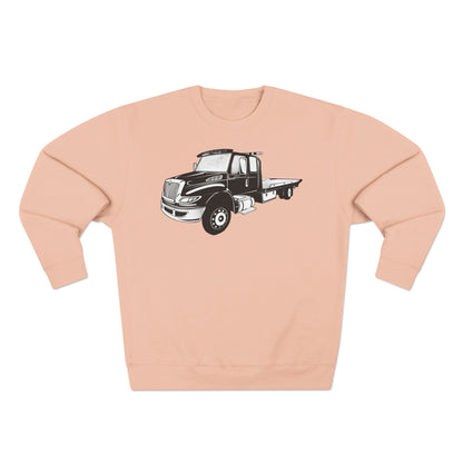 Flatbed Tow Truck Unisex Crewneck Sweatshirt