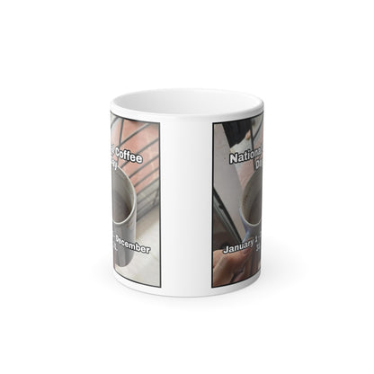 National Coffee Day Color Changing Mug