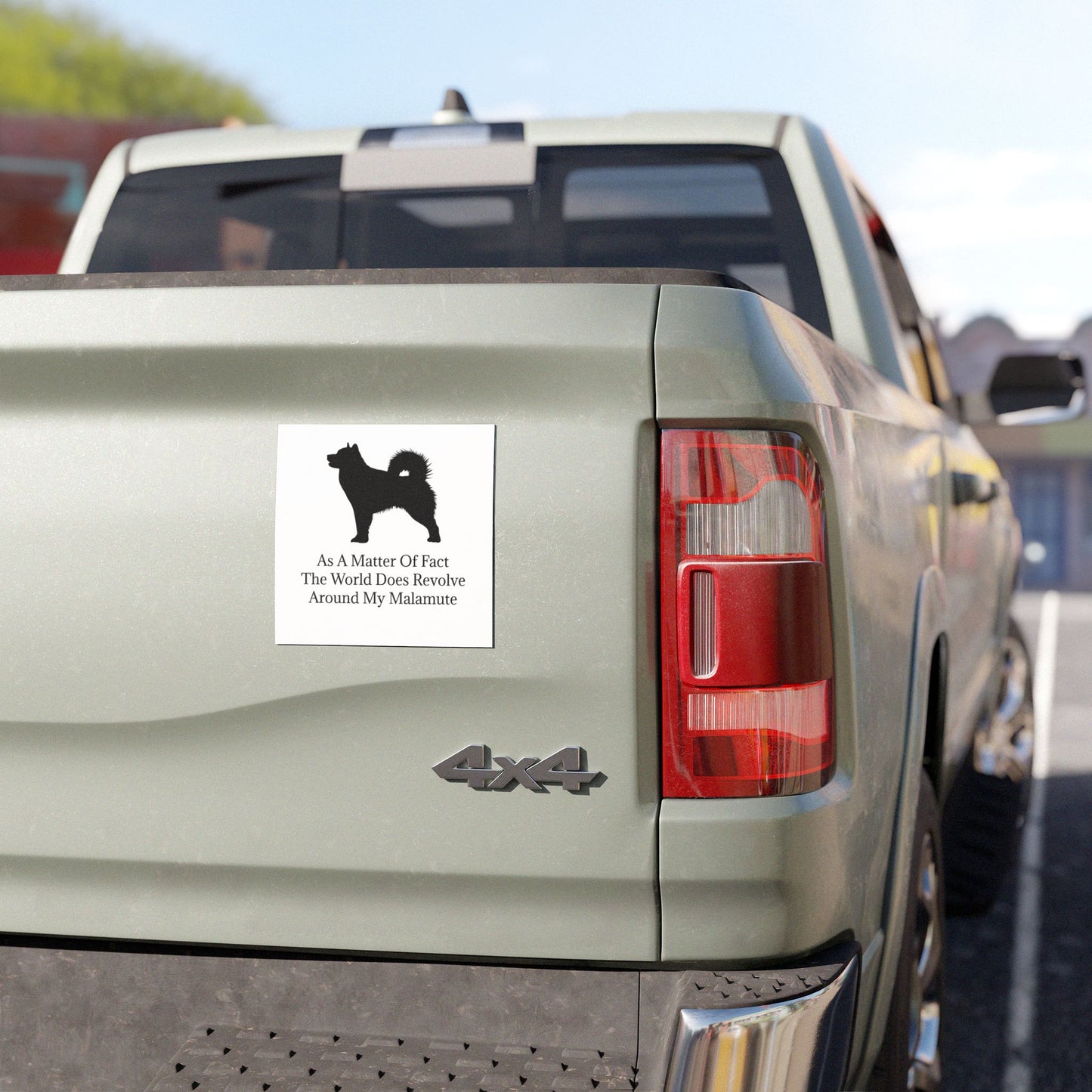Matter Of Fact Malamute Indoor/Outdoor Magnet