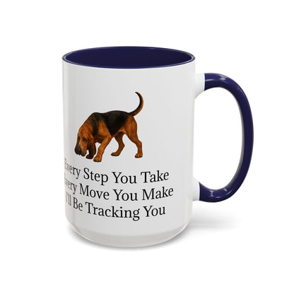 Tracking You 2-Tone Coffee Mug