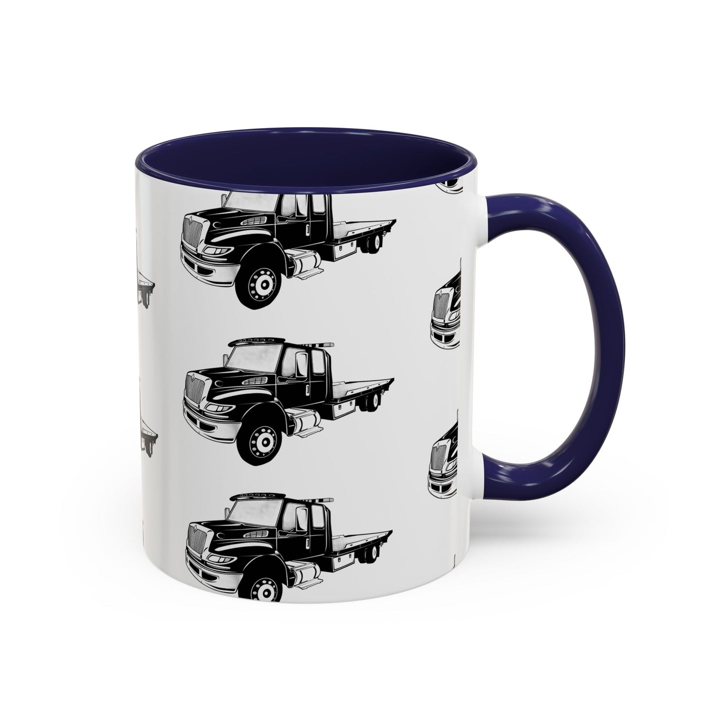Flatbed Tow Truck 2-Tone Coffee Mug