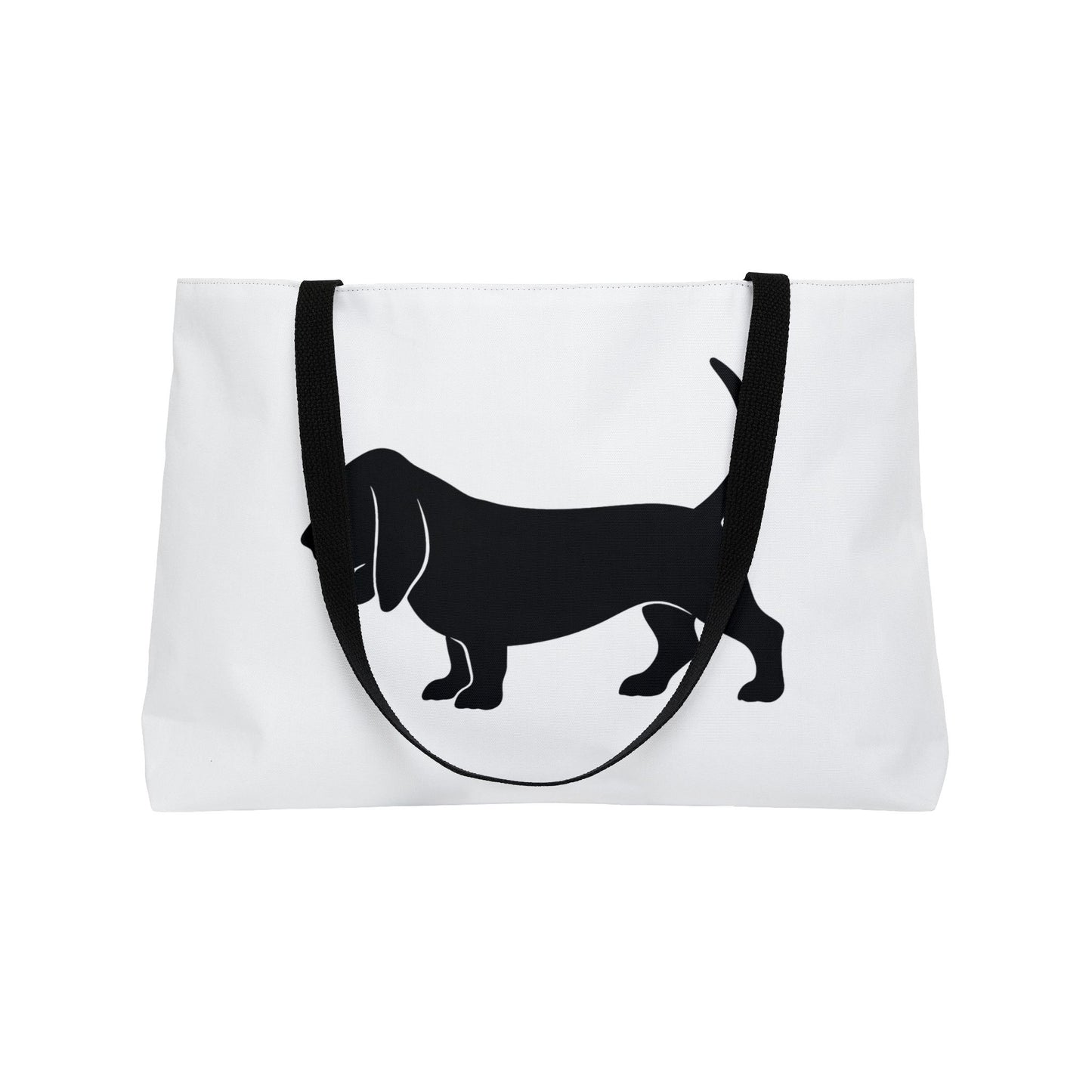 Basset Hound Silhouette Weekender Tote Bag