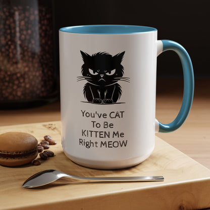 Kitten Me 2-Tone Coffee Mug