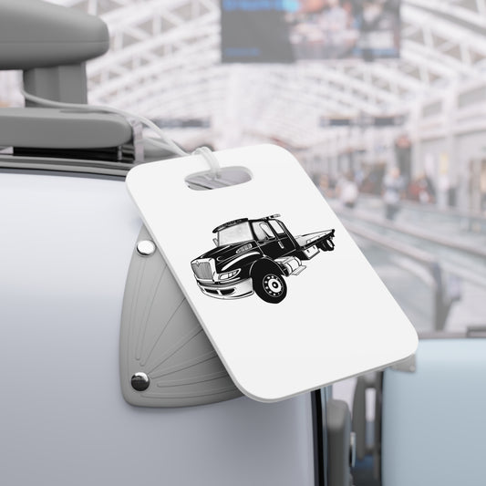 Flatbed Tow Truck Luggage Tag