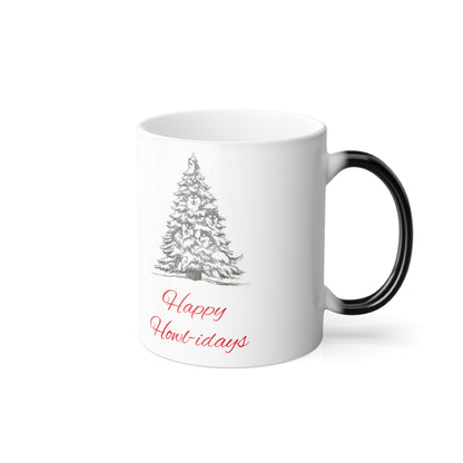 Happy Howl-idays Color Changing Mug