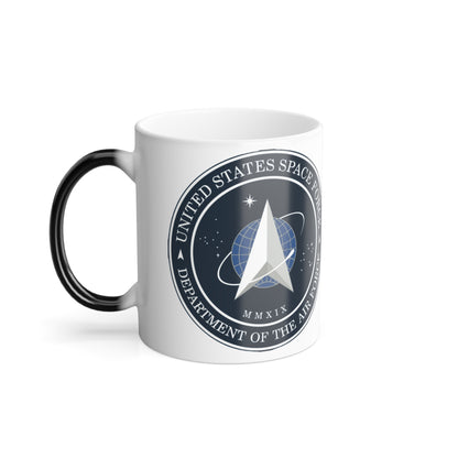 US Space Force Color Changing Mug