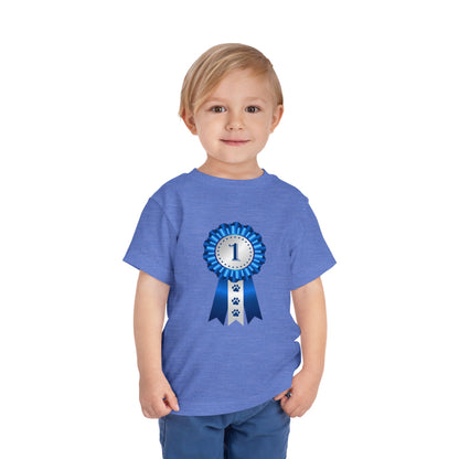 Show Ribbon Toddler Unisex Short Sleeve Crewneck Tee