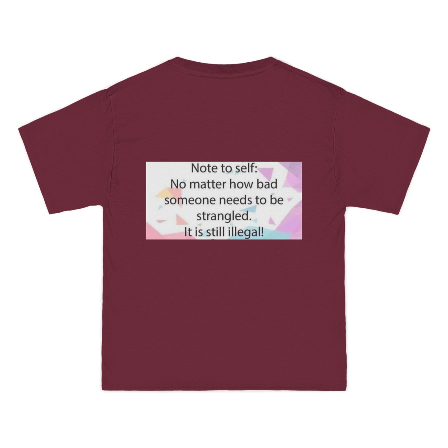Note To Self Men's Short-Sleeve Crewneck Tee