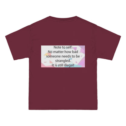 Note To Self Men's Short-Sleeve Crewneck Tee