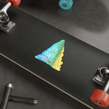 Happy Howl-idays Holographic Sticker