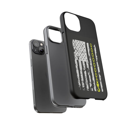 Thin Yellow Line iPhone Case