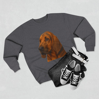 Bloodhound Head Unisex Crewneck Sweatshirt