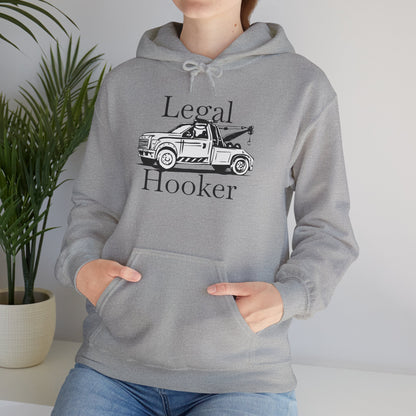 Legal H**ker Wheel Lift Tow Truck Unisex Hoodie