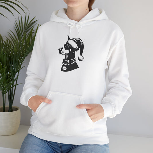 Santa Paws Doberman Unisex Hoodie
