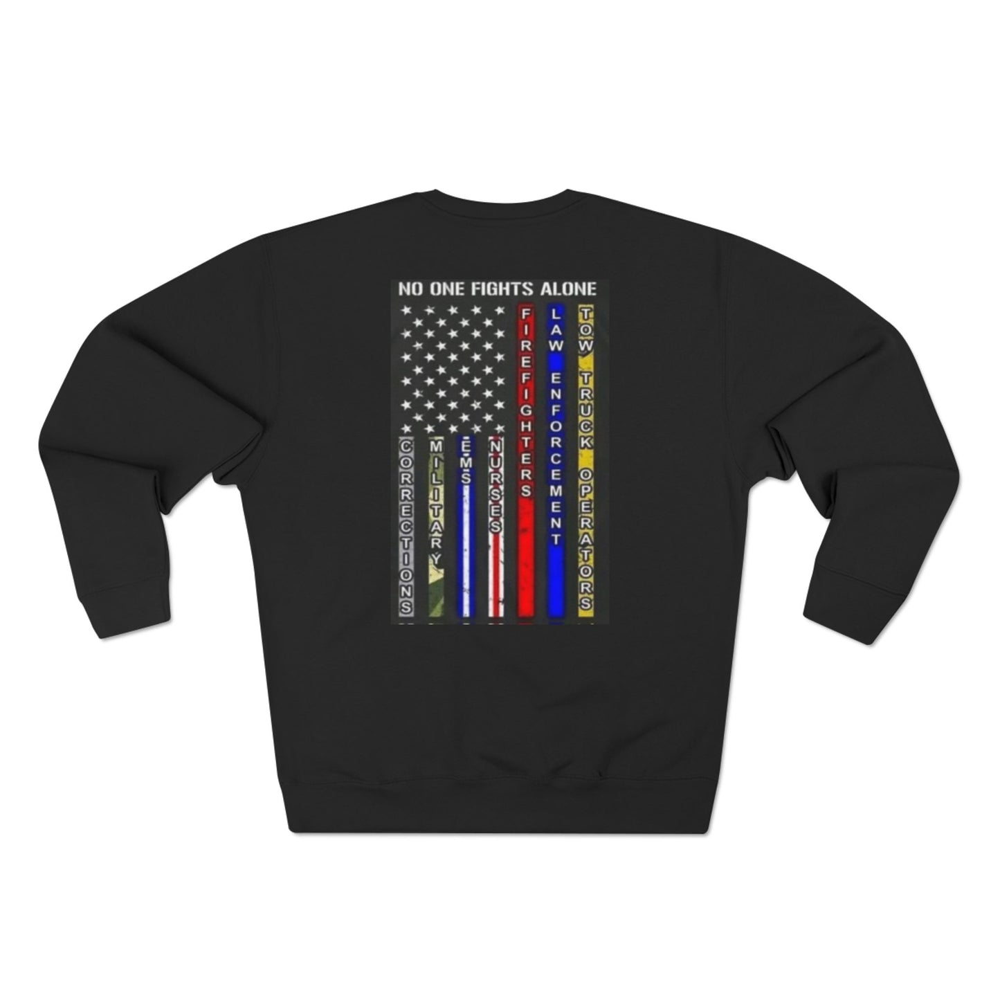 No One Fights Alone Unisex Crewneck Sweatshirt