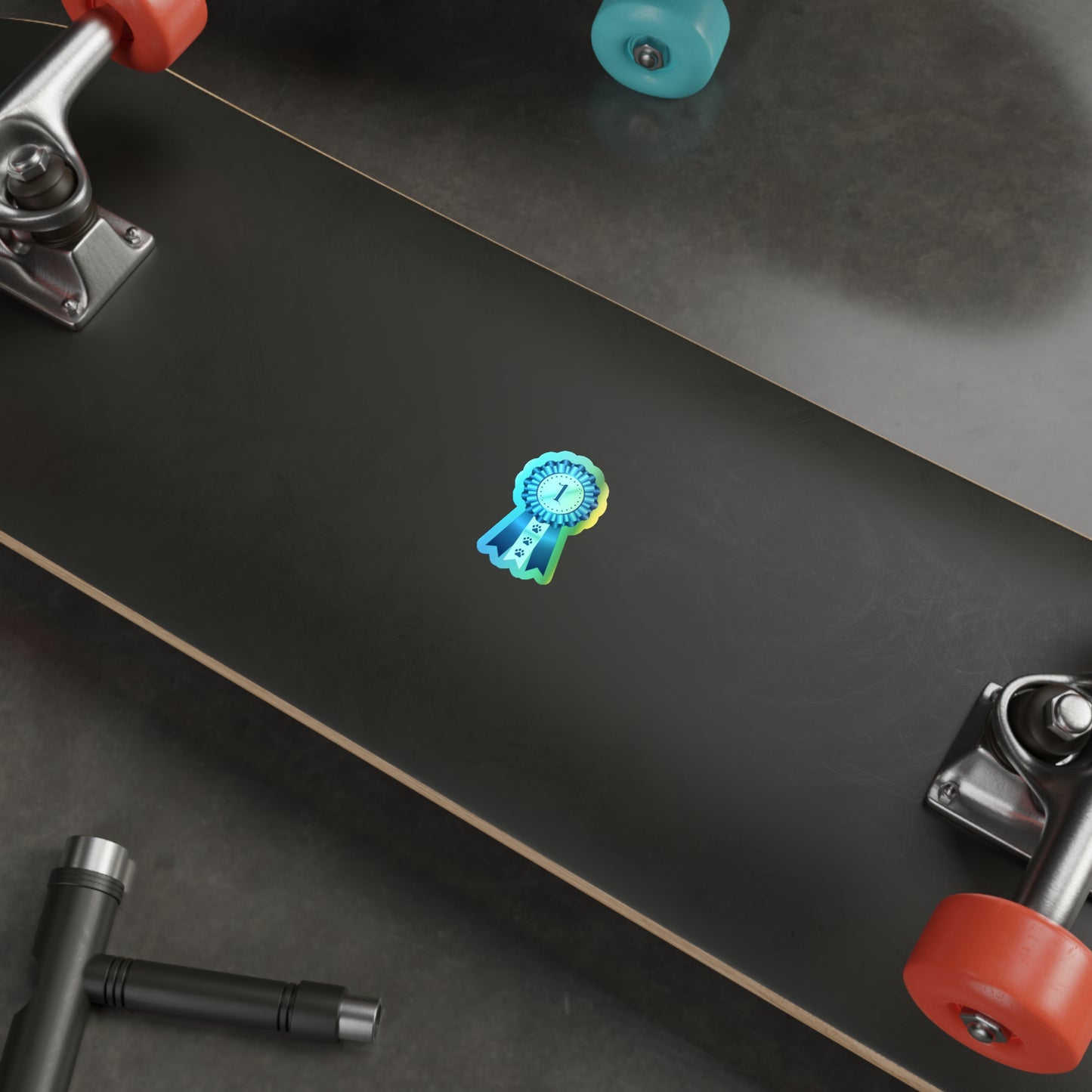 Show Ribbon Holographic Sticker