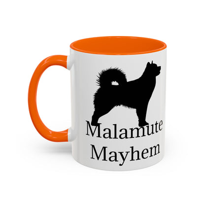 Malamute Mayhem 2-Tone Coffee Mug