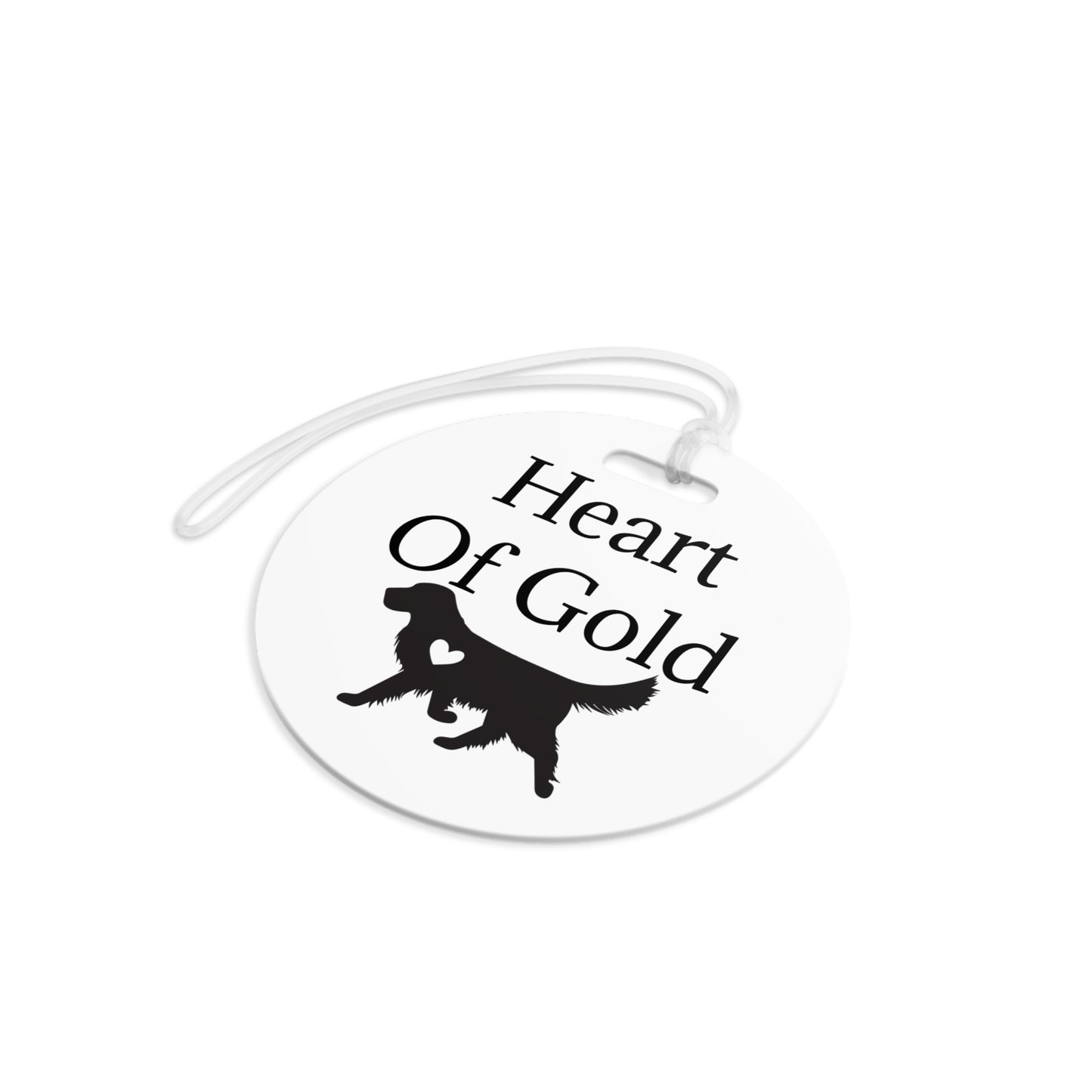 Heart Of Gold Luggage Tag
